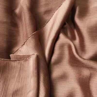 58''Wide By Yard Crinkle Satin Fabric Pleated Satin Chiffon Scarf Shawl Material - Image 1 of 4