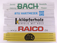 Sammlung 5x Zollstock Meterstab Bach Egger Raico TOP! 1603-15-67