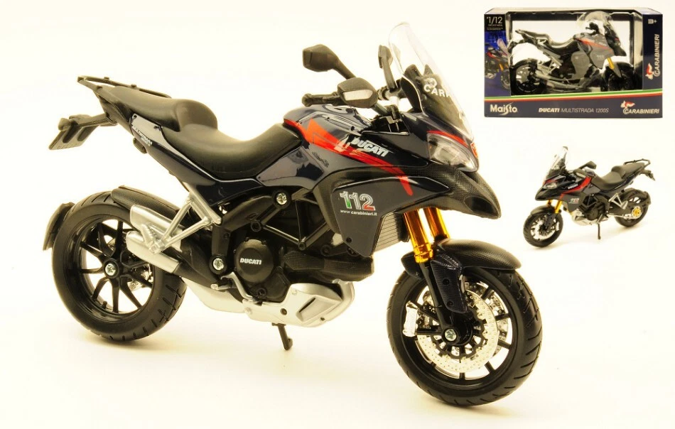 Modellino scala 1:12 MOTO DUCATI MULTISTRADA CARABINIERI modellismo - Immagine 1 di 1