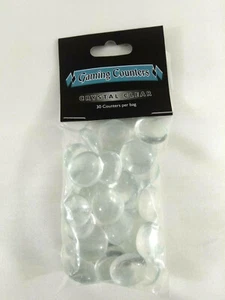 MTG Magic the Gathering 30 Gaming Zähler Zähler Crystal Clear - Bild 1 von 2