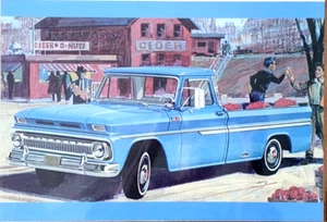 1985 Chevrolet Truck Poster Vintage Print Ad 18.75"x13" Man Cave Art - Picture 1 of 2
