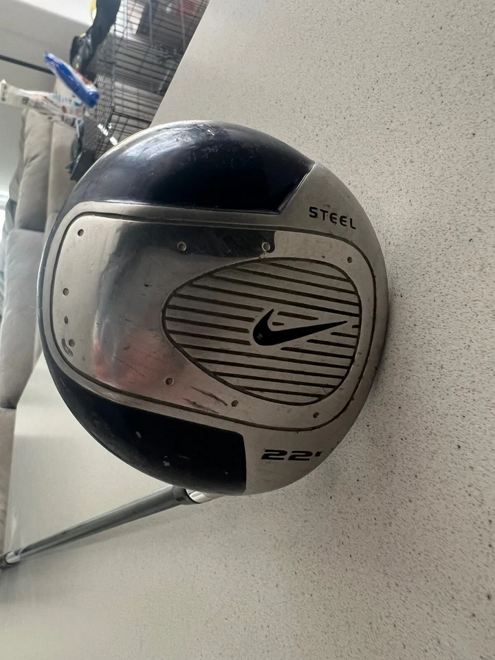 Клюшка для гольфа вуд Nike 22° со стальной головкой 2 для фервея под правую руку 36 дюймов синий карбоновый стержень с чехлом - Изображение 1 из 4