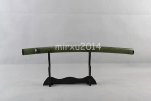 Vaina saya verde madera escala de agua para espada katana samurai japonesa - Imagen 1 de 4