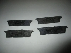 4 marcos de camión de metal escala O - 2 6/8" de largo, 5/8" de alto - Imagen 1 de 9