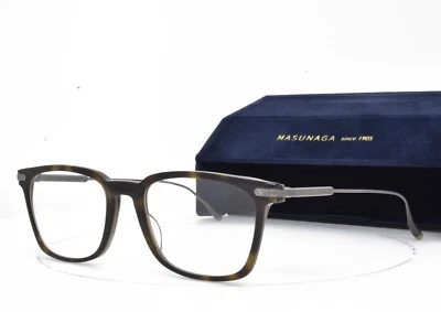 MASUNAGA x KENZO TAKADA EYEGLASSES DARK TORTOISE LIBRA #23 54-20-140 - Image 1 of 4