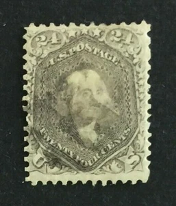 mystamps US 78b, 24 cent Washington 1863 - Picture 1 of 2