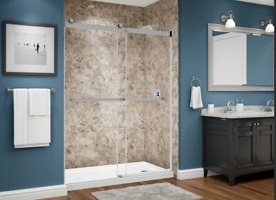 Paredes de ducha acrílicas Ridgestone 60" x 36" x 96' Foto 1 de 4