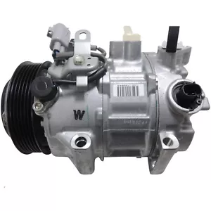88320-0E070 AC Compressor w/Clutch 7SAS17C 2014-15 Toyota Highlander 3.5L Gas - Foto 1 di 5
