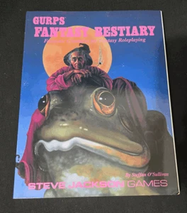 Libro complementario GURPS Fantasy Bestiary RPG juegos de Steve Jackson juegos de rol #6504 - Imagen 1 de 2