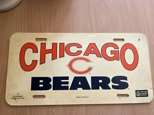 Plate Deco Vintage Chicago Bears NFL Officially Licensed Product - Picture 1 of 4