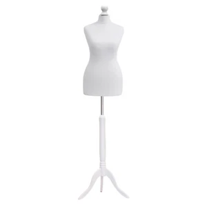 Tailors Dummy Bust White Female Male Kids Child Tailor Dressmaker Mannequin 5⭐ - Picture 1 of 15