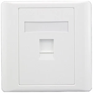 86 Type Network Ethernet LAN Gigabit RJ45 Cat6 Outlet Socket Keystone Facepl _ou - Photo 1/5