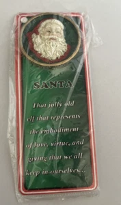 Vintage House Of Lloyd 3D Santa Christmas Brooch Pin Resin Original Packaging 2” - Picture 1 of 4