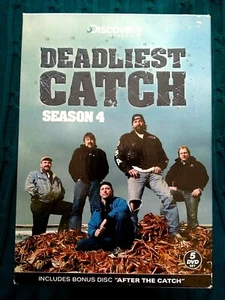DEADLIEST CATCH - SEASON 4 – DVD, 5-DISC BOX SET- R-1, LIKE NEW, FREE POST  - Picture 1 of 2