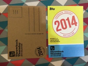 37/49 hergestellt 2014 Topps Throwback Donnerstag Cover Poster 5x7 Postkartendruck - Bild 1 von 1