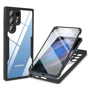 Per Samsung Galaxy S23 S22 custodia in gomma trasparente antiurto ultra full body - Foto 1 di 23