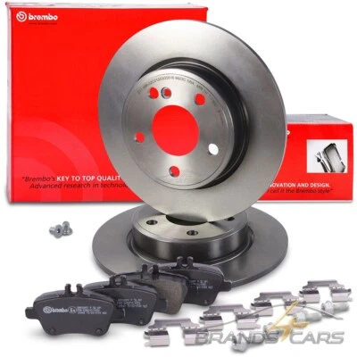 Brembo brake discs ø276 + pads rear for Mercedes A-class W176 B-class W246 - Image 1 of 4