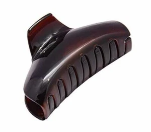 Parcelona French Elegant Medium Tortoise Shell Brown Jaw Hair Claw Clip - Picture 1 of 6
