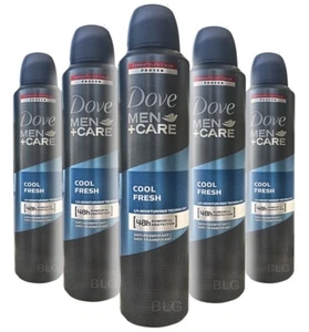 Dove Men+Care COOL FRESH Antiperspirant Deodorant Body Spray 250ml=8.4oz 5-Pack - Picture 1 of 2