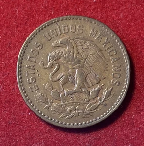 Mexico 50 Centavos 1955 Bronze Coin KM#450 T6610 - Picture 1 of 2