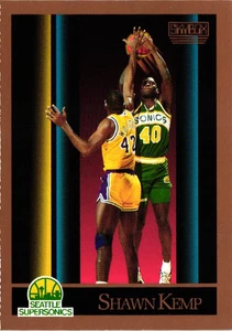 1990-91 Skybox - Shawn Kemp #268 (RC) - Supersonics - Bild 1 von 2