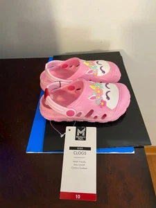 BRAND NEW TODDLER GIRL'S SIZE 10 MEMBER'S MARK CLOG SANDALS - Picture 1 of 8