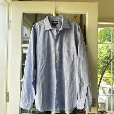 Pronto Uomo Modern Fit Non Iron Plaid Dress Shirt 3XLT - Image 1 of 3