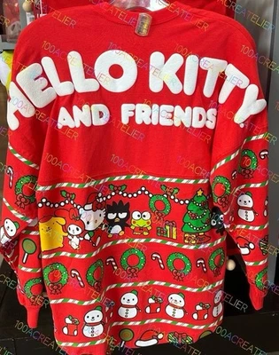 2025 Universal Studios Hello Kitty And Friends Christmas Spirit Jersey ALL SIZES - Image 1 of 2