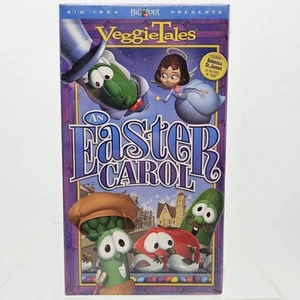 VeggieTales AN EASTER CAROL VHS Movie 2004 featuring REBECCA ST. JAMES Sealed - Picture 1 of 7