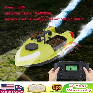 Remote Control Led Fishing Bait Boat Fishing Boat Bait Boat For Surf Fishing - Picture 1 of 17