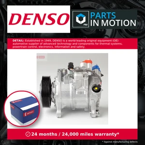 Air Con Compressor fits BMW 320D 2.0D 07 to 13 N47D20C AC Conditioning Denso New - Picture 1 of 9