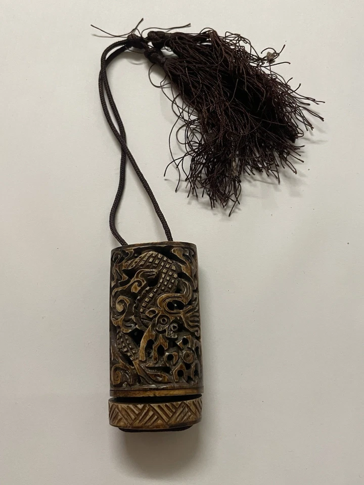 Antique Japanese carved inro pre 1900 superb - Image 1 of 4