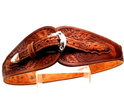 Justin Top Grain Cowhide Women's Embossed Cinch-Waist Belt 27-30" - Изображение 1 из 4