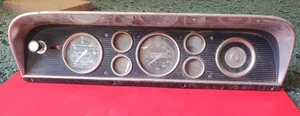 1967-72 Ford F600-F700-F750 Instrument Cluster With Tach Original W/Cables - Picture 1 of 23