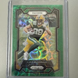 2023 Panini Prizm - Rookies Luke Musgrave #337 Green Scope Prizm 59/75 (RC) - Bild 1 von 2