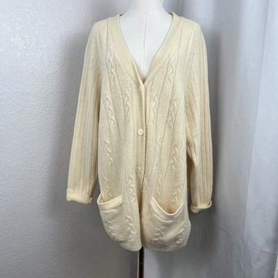 De Colección The Limited Suéter Mujer Mediano Cable Tejido Cárdigan Academia Dinero Antiguo Foto 1 de 4
