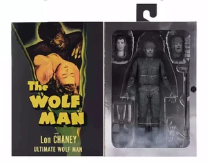 NECA Universal Monsters (B/W) Wolf Man Ultimate 7 Inch Scale Action Figure - NEW - Picture 1 of 4