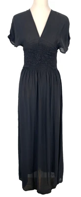 Vestido negro manga corta Twelfth Street by Cynthia Vincent para mujer talla XS Foto 1 de 4