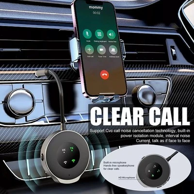 Kompatibler FM Transmitter Für Autos W/ Bluetooth 5.3 Und AUX Verbindung - Bild 1 von 4