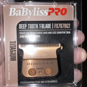 BaByliss PRO FX707RG2 Repuesto Hoja en T 2.0mm Diente Profundo - Barbero Oro Rosa - Imagen 1 de 2
