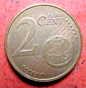 1999 NETHERLANDS 2 EUR0 CENTS COIN - # 39/9/25 - Picture 1 of 3