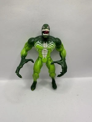 Rare Green Venom Verde Web Splashers Spiderman 5" Figure Marvel Toybiz 1997 - Image 1 of 2