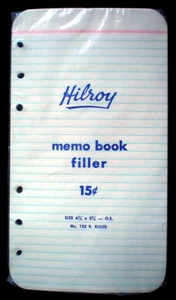 PACK RELLENO LIBRO MEMO HILROY AÑOS 60 SIN ABRIR, Nº123 *** ANTIGUO PAQUETE DE FEUILLES - Imagen 1 de 3