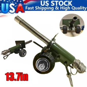 13.7" Stainless Steel Alloy Firecracker Artillery Cannon W/ wheels Home Decor US - Picture 1 of 10