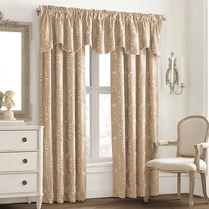 Bolsillo de varilla Valeron Glenview con pliegue de lápiz panel de cortina de ventana de 84"" champán - Imagen 1 de 1
