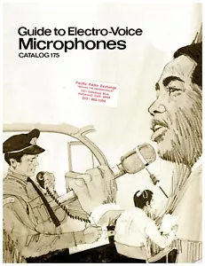 1970s Guide to Electro-Voice Microphones Catalog 175 Sentry Monitor Speakers - Picture 1 of 4
