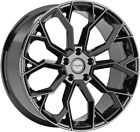 Alloy Wheels 22" Velare VLR15 Black For BMW 7 Series [F01] 08-15