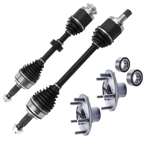 Front CV Axle Shaft+Wheel Hub & Bearing Kit Assembly for Honda Acura TSX Accord - Picture 1 of 12