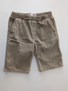 Levi's Boys Beige Sand Cotton Slim Fit Elastic Waist Shorts Size Large 10 / 12 - Picture 1 of 7