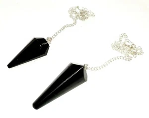 2 PENDULES TOURMALINE NOIRE PROTECTION GUÉRISON REIKI RADIESTHÉSIE MÉDITATION GUÉRISON - Photo 1 sur 7